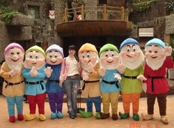 2028 Cosplay princess Snow White and 7 Dwarfs character Mascot costume Advertising perform Fancy Dress birthday Party