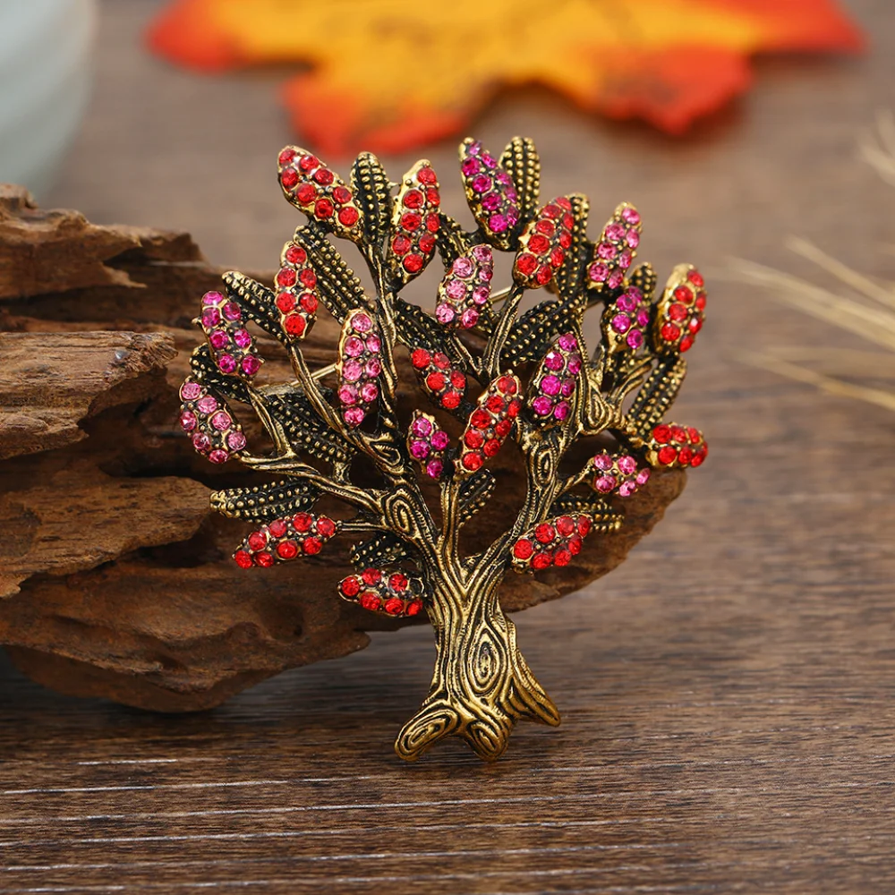 Retro Tree of Life Brooch Exqu - đánh giá và giá Luxury Lifestyle Design