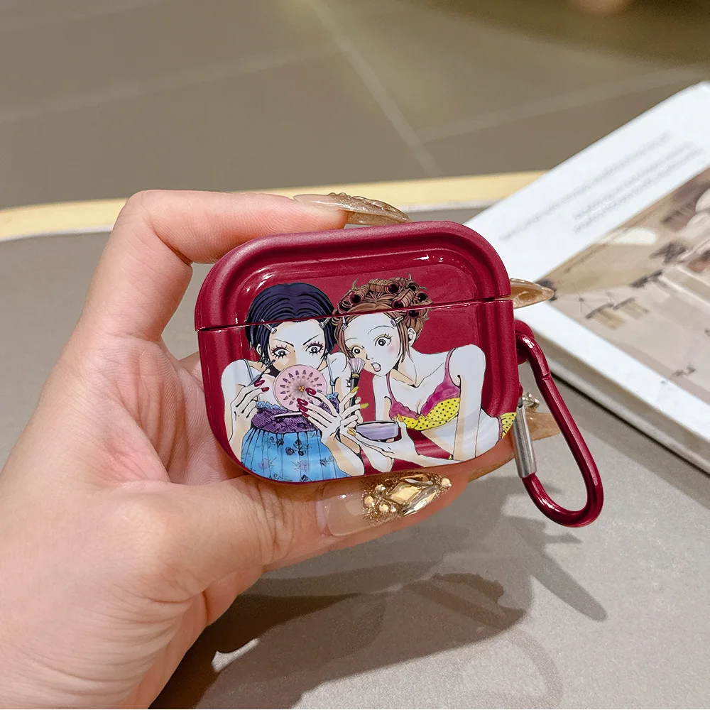 Anime N-NANA Translucent Silicone Case for Airpods 4 3 Pro 2 1