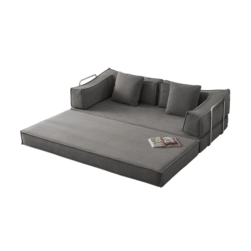 

Modular Sectional Sofa Bed Corduroy Fabric Compressed Living Room Furniture Compressed Sofas
