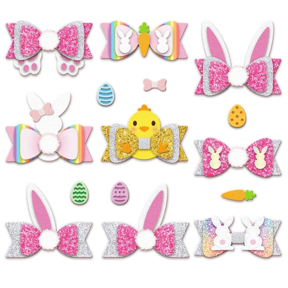 Metal cutting mold Easter Bunny Metal die-cutting DIY embossing Used for cards Create a clipboard Album decoration