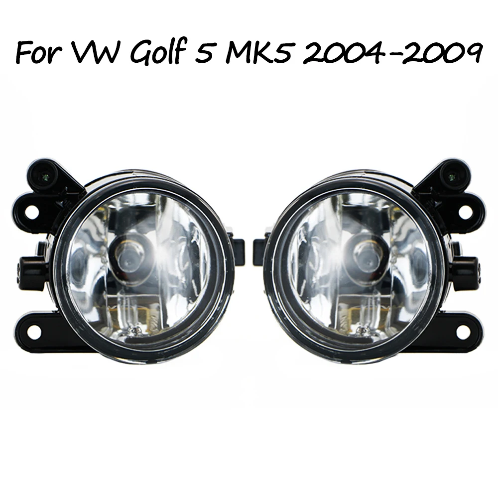 For VW Golf 5 MK5 2004 2005 2006 2007 2008 2009 Fog Lamp Front Bumper Anti Fog Light 1K0941699C 1K0941700C