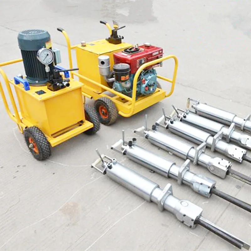 High Pressure Hydraulic Rock Splitter Machine Durable Stone Splitting Equipment for Rock & Concrete Demolition