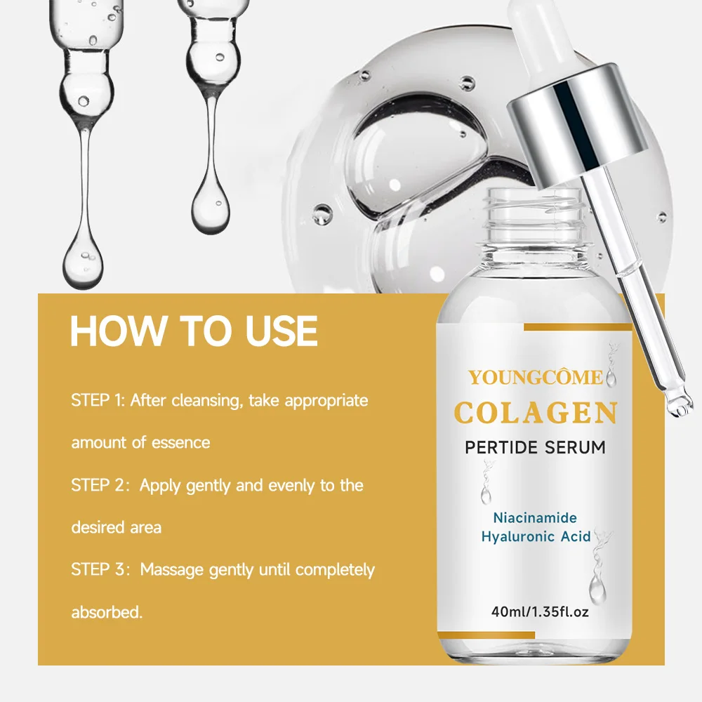 COLAGEN SERUM cuidado de la piel esencia para el rostro líquido reafirmante hidratante calmante nutritivo suero Facial suero para el cuidado de la piel nuevo 2025