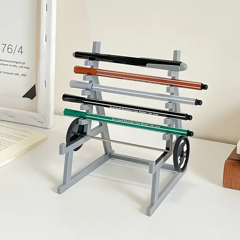 Creative Barbell Pen Holder Fitness Themed Fitness Pen Holder Perfect Gift For Fitness Enthusiasts Weightlifters JJ1872