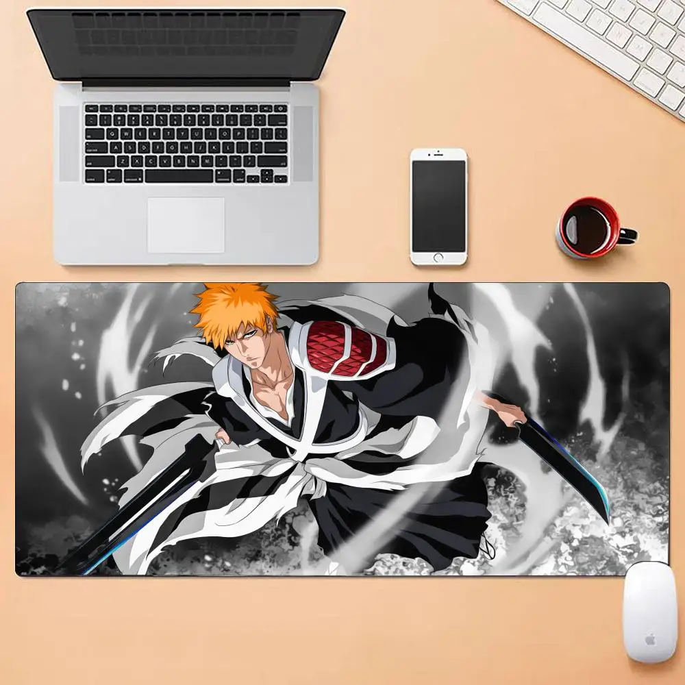 Hot Anime BLEACH Mouse Pad Multiple Sizes Large Square Computer Office Game Table Mats Rubber Anti-slip Mousepads