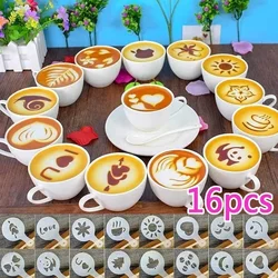 16pcs Coffee Drawing Mold