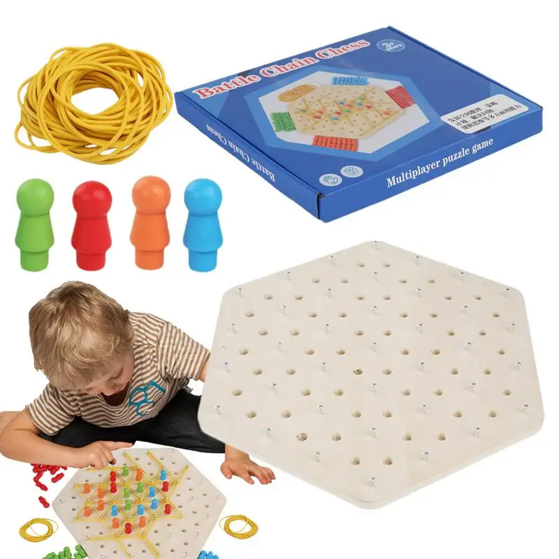 

Triangle Chain Game Multipurpose Puzzle Board Games Strategy Board Games Innovative Interactive Board Games Table Top Games For