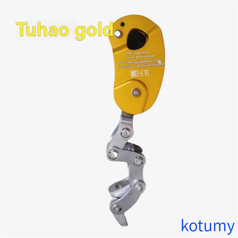 Outdoor High Altitude Work Safety Gear Kotumy Self Lock Rope Grabber Tree Climbing Labor Saving Lifting Device