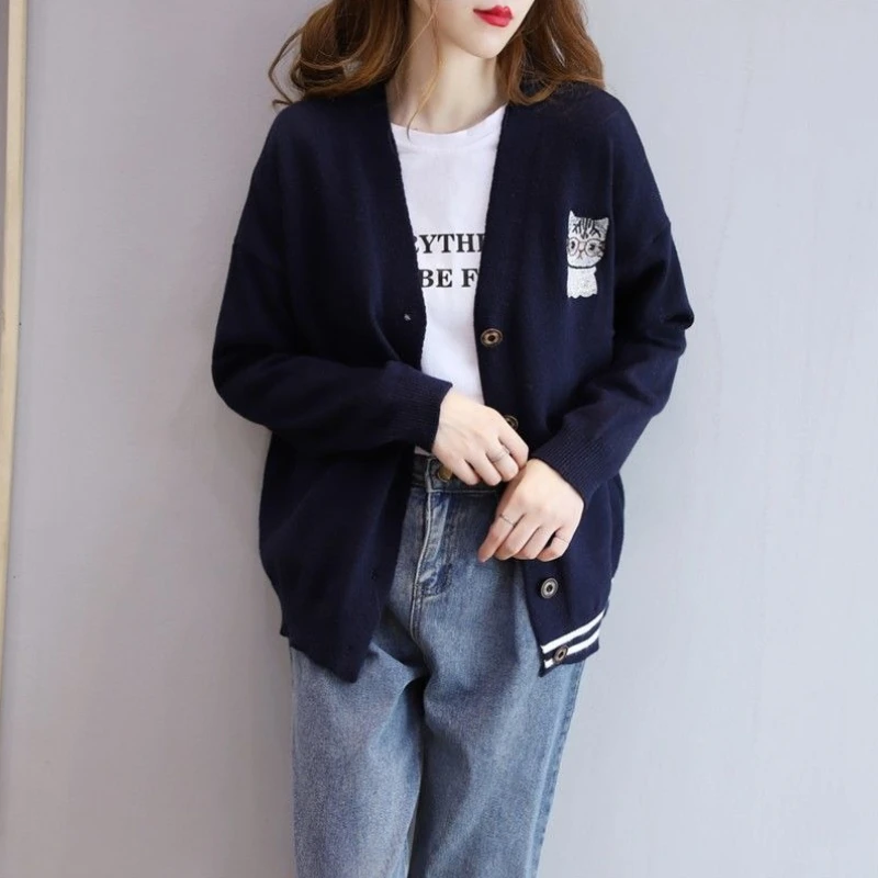 Легкий вязаный кардиган для женщин, весна-осень 2021, новый короткий укороченный топ, модная повседневная верхняя одежда