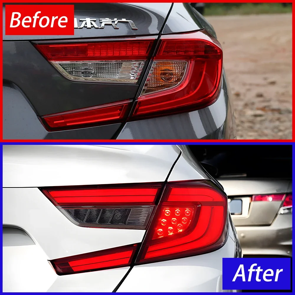 Auto Rear Back Lamps For Honda Accord 2018-2021 LED Car Taillights Assembly Upgrade Dynamic Turn Signal light Accessories