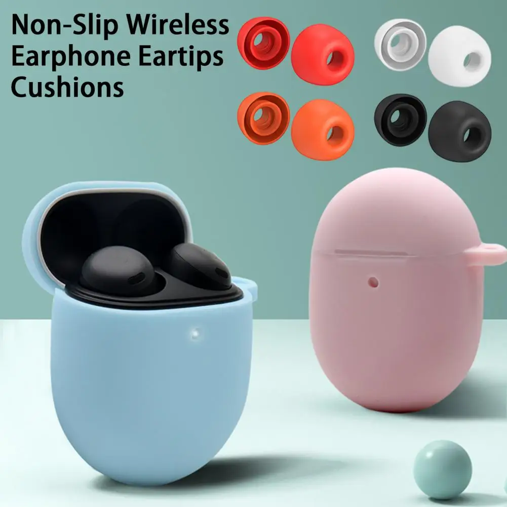 10Pcs Earphone Tips Comfortable Wearing Silicone Mini Anti-Slip Earbud Covers Eartips Cushions For Pixel Buds Pro Tips Earplug