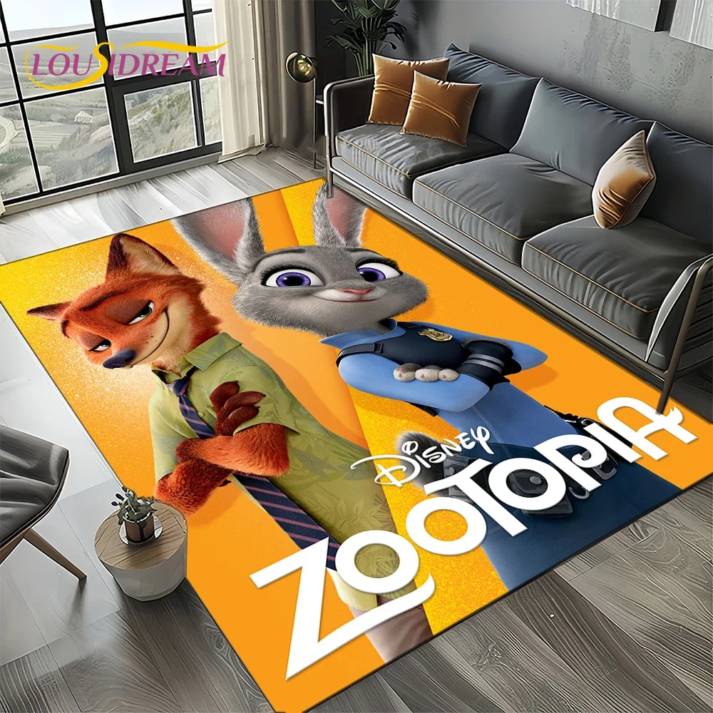 Zootopia 27 Style Cartoon Animal Judy Carpet Rug for Bedroom Living Room Home Sofa Decoration,kids Large Decor Floor Mat Gift 3D