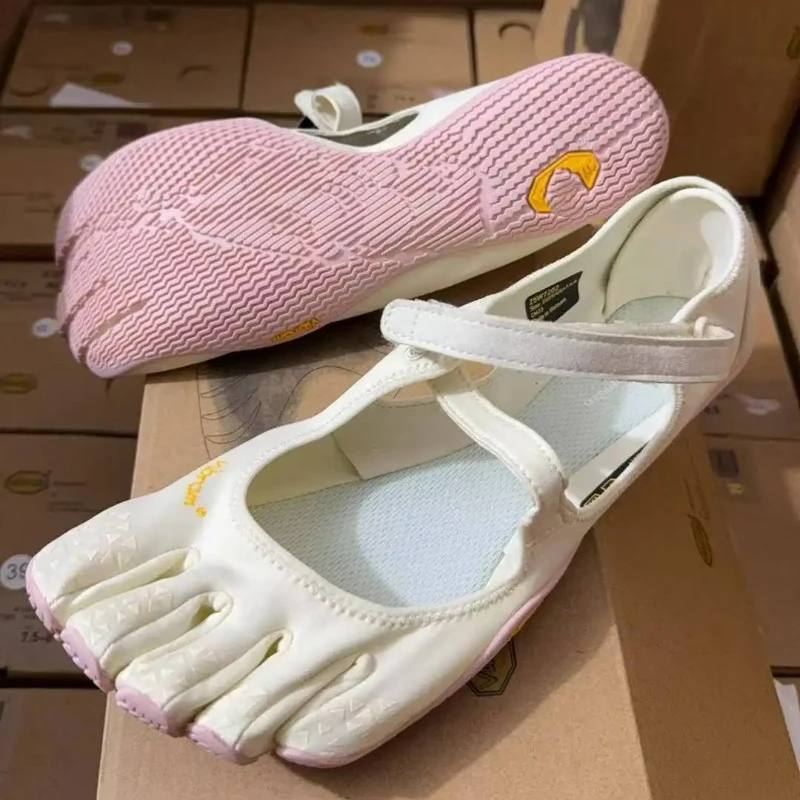 VI-B Dames Klassieke Professionele FiveFingers Schoenen Fitness Yoga Dans Zachte Zool Antislip Sneldrogende Sport Split-teen Sneakers