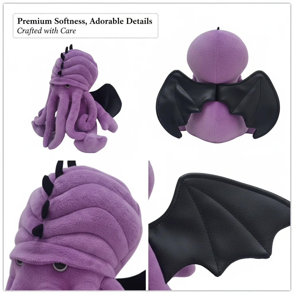 

25cm New CthulhuCraft Plush Toy Creative Cute Octopus Plush Toys Cthulhu Craft Dolls Stuffed Toys Sea Animal Toys Children Gifts