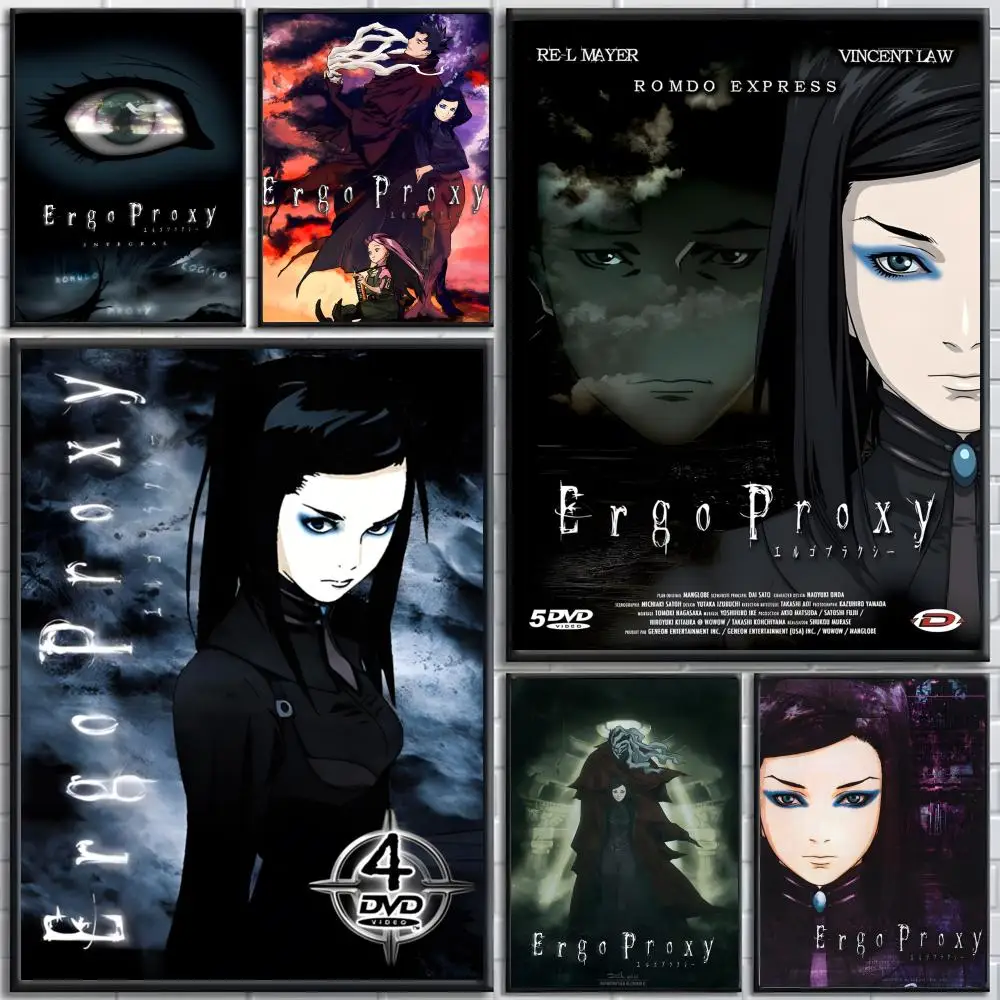 Ergo Proxy Anime-Poster. Hochauflösende Poster, Wandkunst für Wohnzimmer und Heimdekoration.