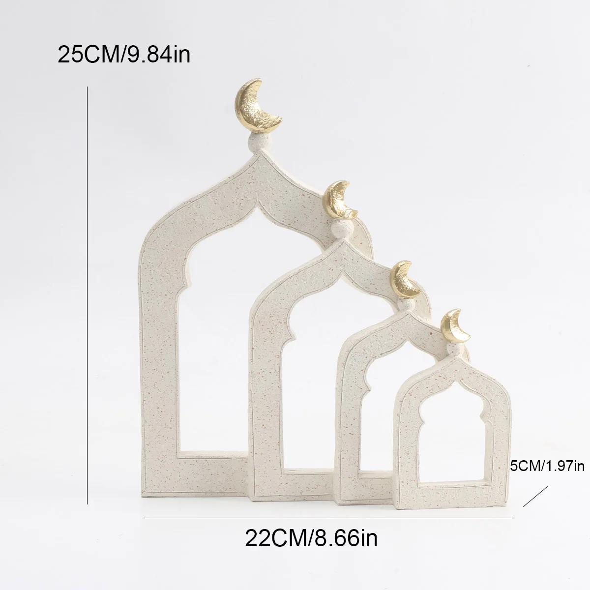 1 PC Candlestick Muslim Kaaba Dome Mosque Islamic Desktop Ornament Table Car Decor Crafts Gifts image 3