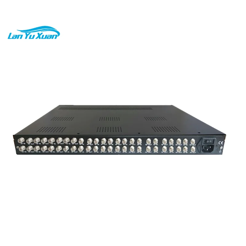24-in-1 DVB-S/S2/S2X Satellite Tuners to UDP/RTP MPTS/SPTS HLS/HTTP/SRT/URL IP Protocol Device for CATV