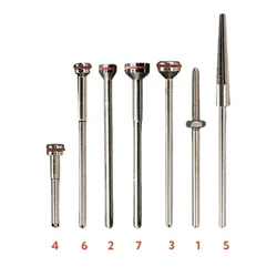 Dental Polishing Shank Mandrel Burs Diamond Disc Holding Needle Rotary Cutting Polisher Machine Dentistry Material Jewelry Beads