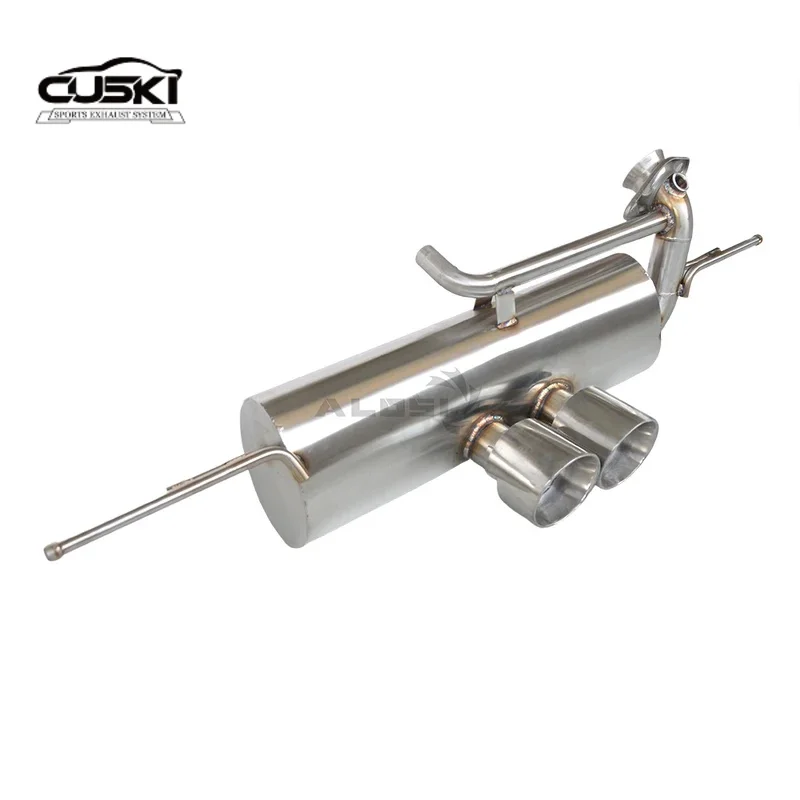 

Задняя выхлопная система из нержавеющей стали, подходит для Mercedes Benz SMART 1.0T W451 2008-2015, аксессуар для модификации автомобильной выхлопной системы