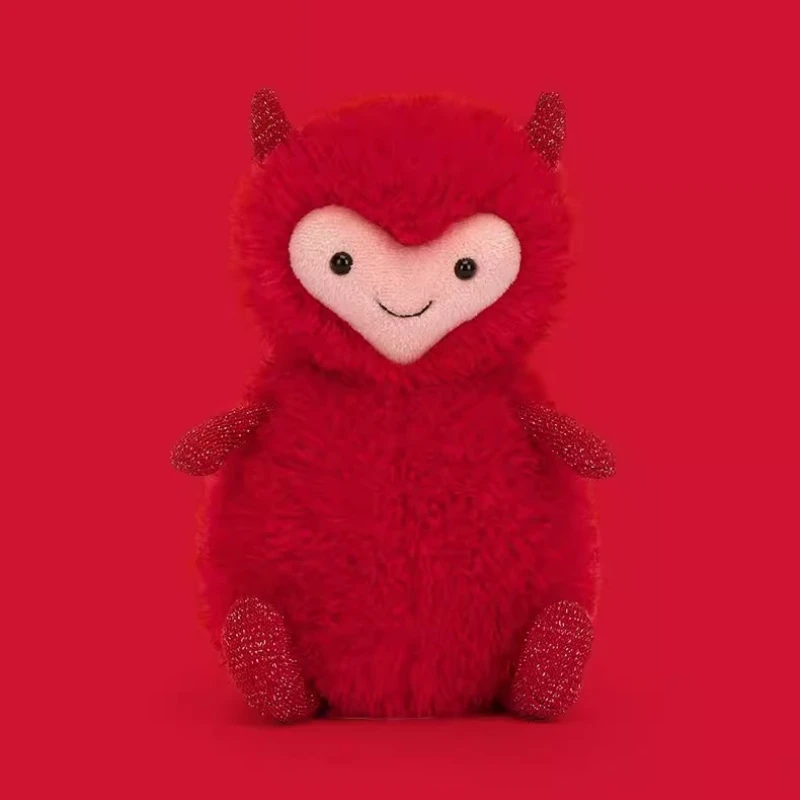 

Оригинальная мягкая игрушка Jellycat Hugg McSnugg из Великобритании, супермягкая, уютная, красная, плюшевая, в виде монстра, подарок на День святого Валентина для детей
