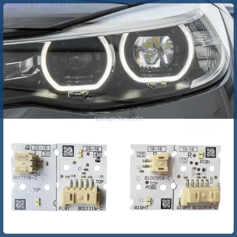 

For 17-20 BMW 3' F34 318d 320d 320i 330d 340i GT white Angel eye LED boards LED DRL Daytime Running Lights Chips non-adaptive