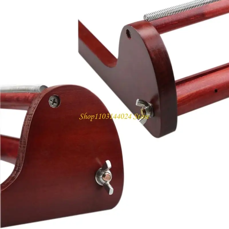 N5KE Beading Loom with Visible Thread Hooks Along Both Frame Ends
