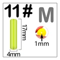 11 cylinder yellow M
