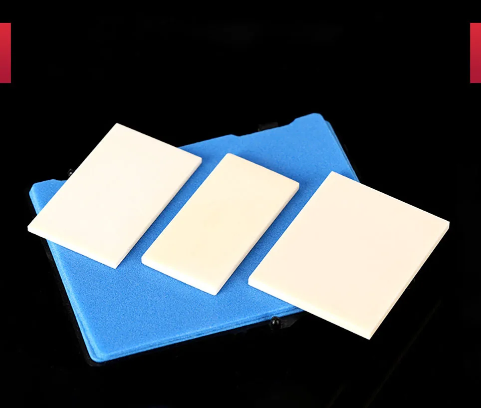 99 alumina ceramic board, high-temperature resistant ceramic substrate, corundum insulation board