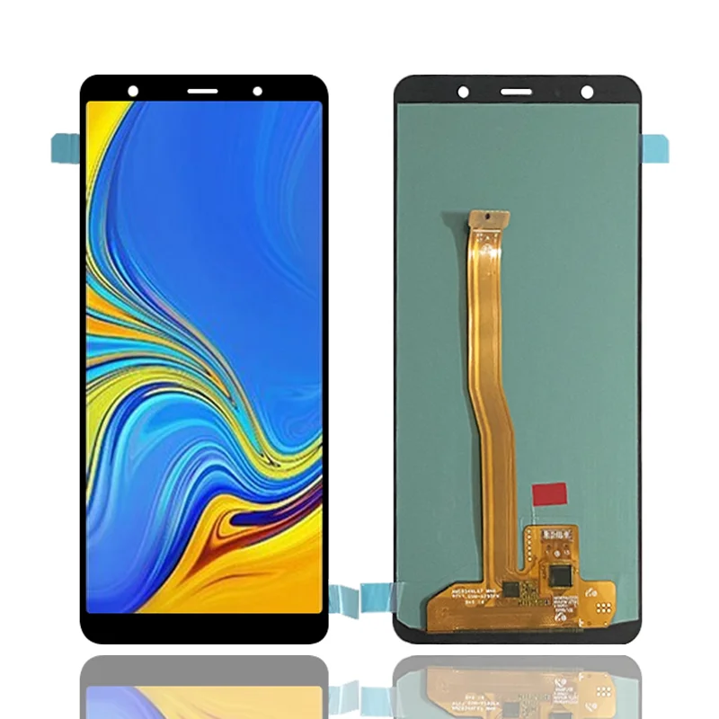 

Оригинальный ЖК-дисплей AMOLED Samsung Galaxy A7 2018 A750, сенсорный экран, дигитайзер с заменяемой рамкой