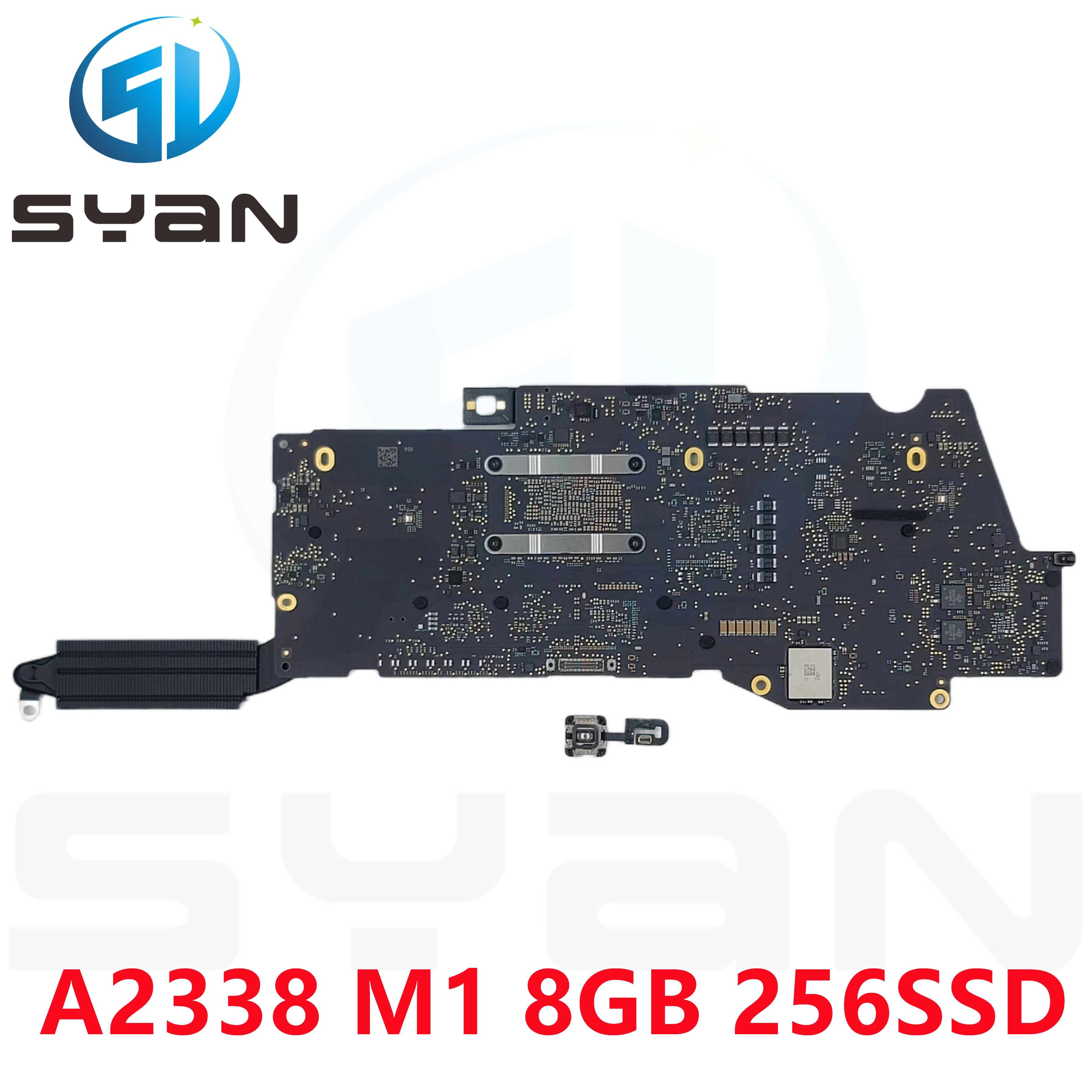 

Original A2338 Motherboard with Touch ID For MacBook Pro 13" M1 A2338 Logic Board EMC 3578 8GB 16GB 256GB 500GB 820-02020-11