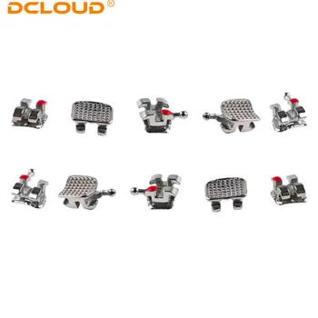 20 ks/balení zubních ortodontických kovových rovnátka, monoblokové mini rovnátka Roth/MBT/Edgewise 022/018 3/345, háčky, stomatologické příslušenství 8 nejlepší prodej zubní rovnátka - №8