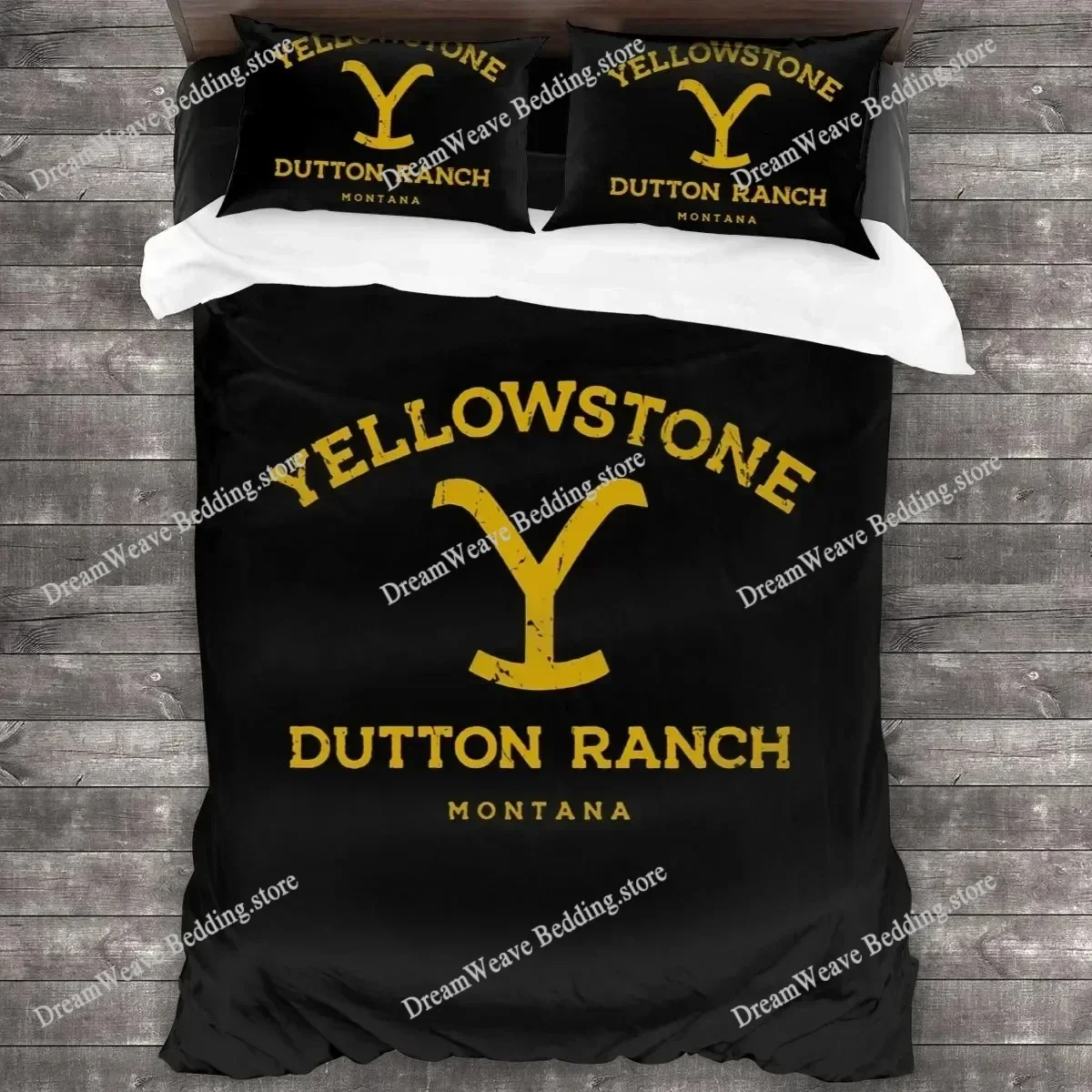 Yellowstone All Season Double Bedding Set Duvet Cover King Bedspreads Bed Sheet Air Conditioning Duvet Cover Bed Home Textile