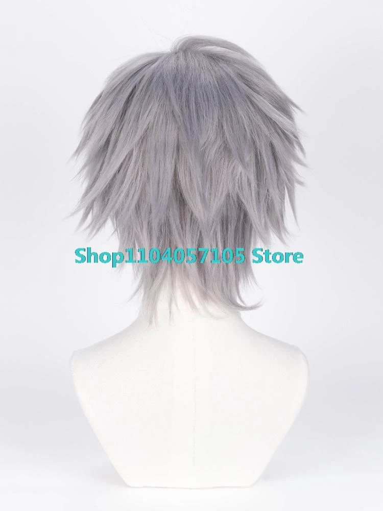 Till Anime Alien Bühne Cosplay Prop Neue Perücke Silber Grau Haar Männer Bühne Zeigen Conmic-Con Weihnachten Holloween Angepasst