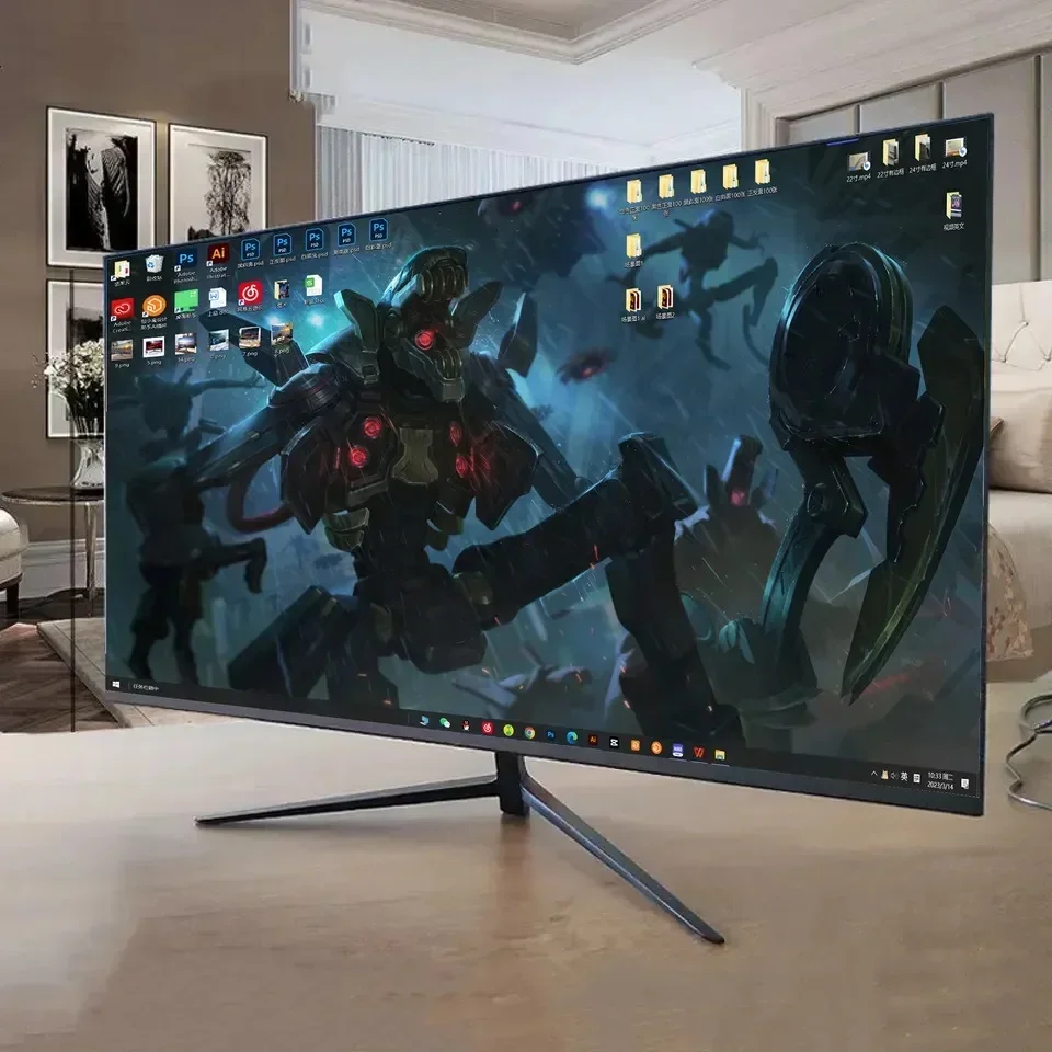 27 inch ultra wide curved monitor LED screen 1K 2K 4K 144hz 165hz pc computer hardware gaming monitor