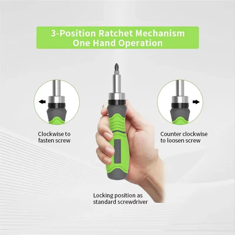 

A98E-11 In 1 Screwdriver Tool Head Multi Angle Corner Capable Multifunctional Screwdriver Tool