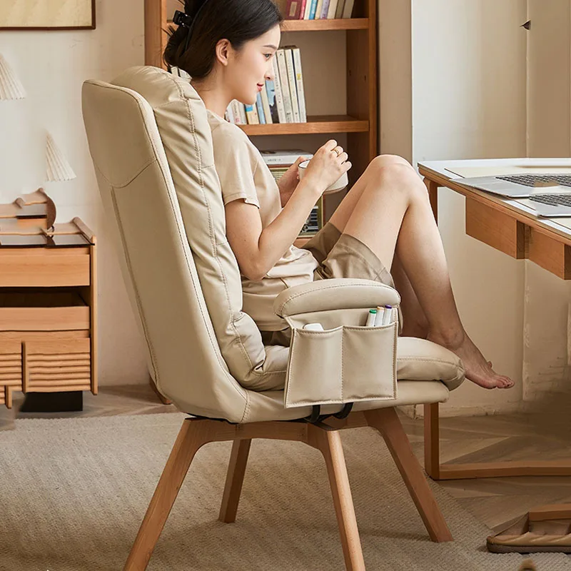 

Lazy Ergonomic Office Chair Cushion Designer Comfortable Bedroom Office Chair Nordic Computer Backrest Stoel Trendy Furniture