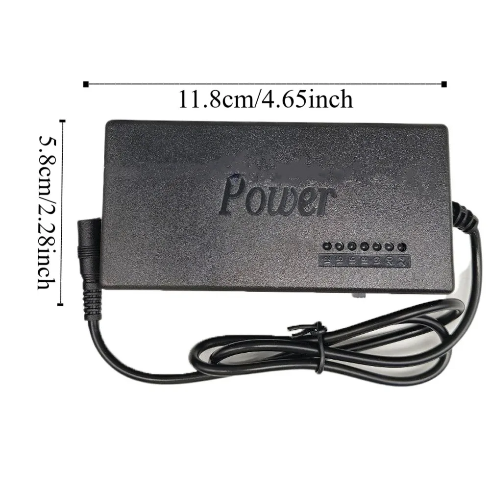 Adattatore di alimentazione per laptop da 96 W Adattatore per caricabatterie per laptop da 12-24 V per uso portatile Adattatore di alimentazione per laptop a tensione regolabile 4A Notebook
