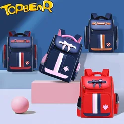 Elementary School Students Grade 1-3-6 British Children's Schoolbag Backpack Spine Protection