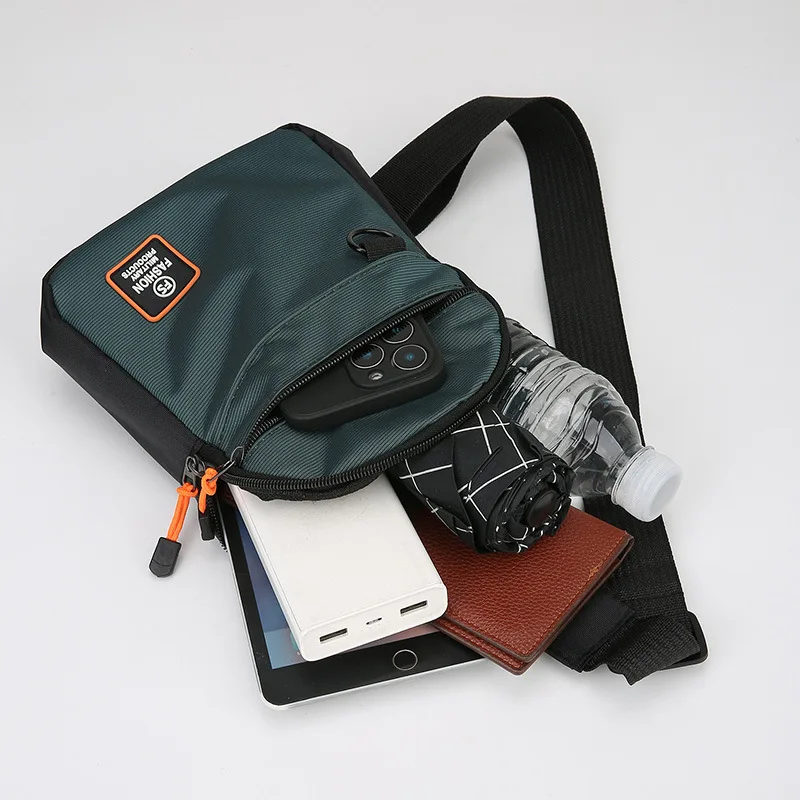 مقاومة للماء متعددة الوظائف حقيبة رافعة جديدة بسيطة حقيبة كتفية للسفر اليومية تخفيف رجال الأعمال الصدر حزمة Рুকস্যাক মুজজেরক #4