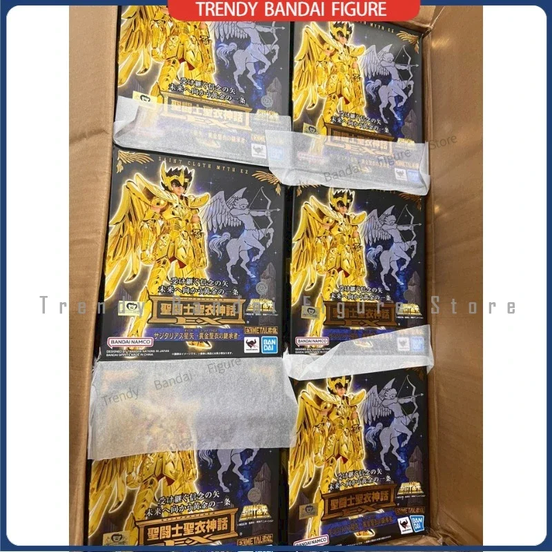 In Stock Bandai Golden Saint Sagittarius Seiya Saint Seiya Myth Cloth EXM Body Knights Of The Zodiac Action Figure Anime Model