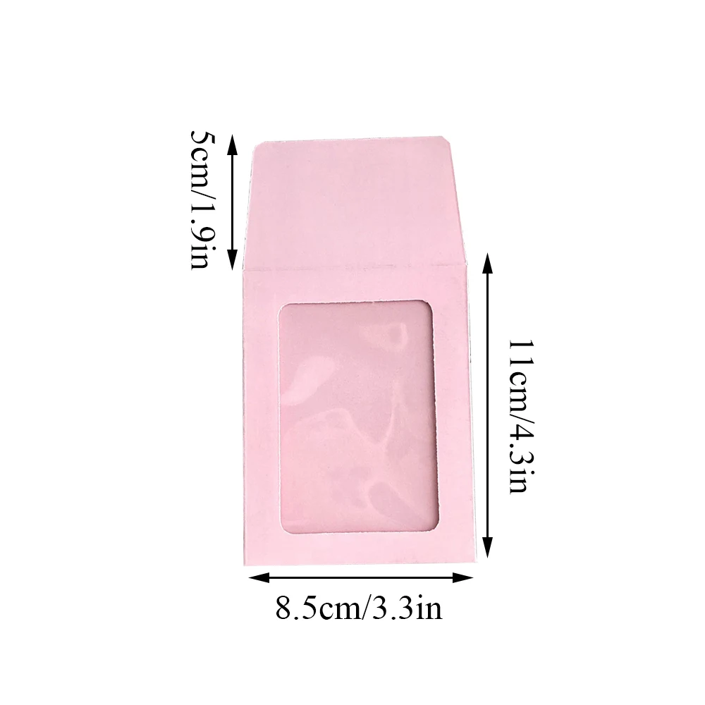 10pcs/pack Candy Color Envelope Card Sleeve InsIdol Photo Card Holder InsToploader Protective Bag Cards Packaging Bag