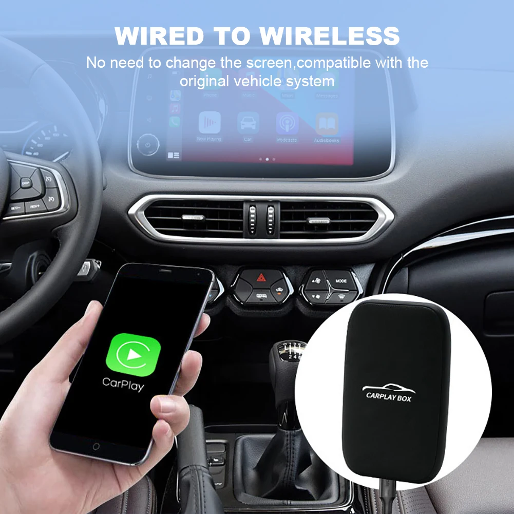 Universal Magic Box Carplay Wireless Portable Multimedia Box Bluetooth-Compatible Auto Accessories