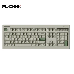 FL·ESPORTS OG87/OG104 Retro Keyboard NXP Wireless Wired Bluetooth Mechanical Keyboard PBT Dye-sublimation Keycaps Hot Swap RGB