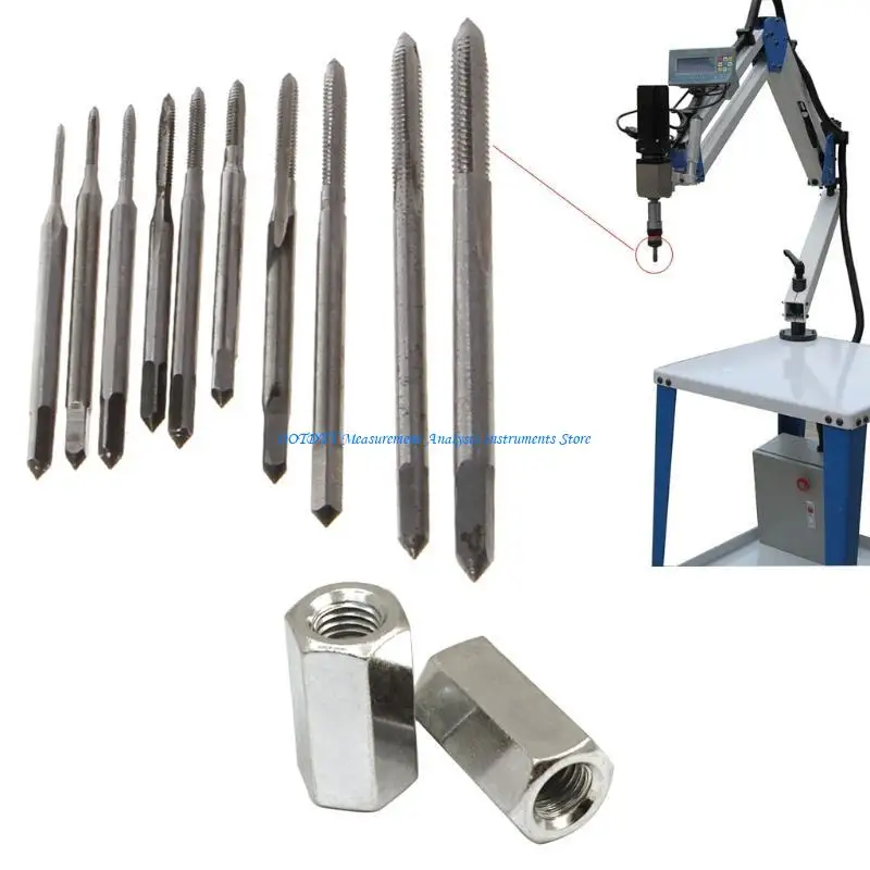 367D Mini HSS High Speed Steel Metric Machine Plug Thread Screw Tap Tool M1-M3.5 New