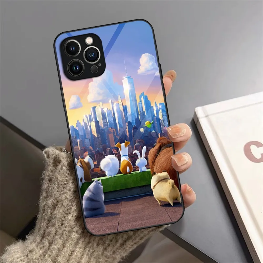 The Secret Life of Pets Phone Case For iPhone 13 15 14 12 11 Pro XS Max Plus Mini X XR 8 7 6s SE2020 Tempered Glass Coque