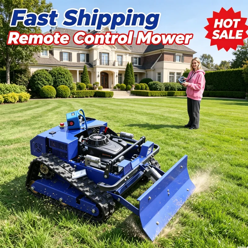 Customised Factory Direct Remote Control Lawn Mower Self Propelled Lawn Mower Lawn Mower Robot With Snow Shovel For Lawn