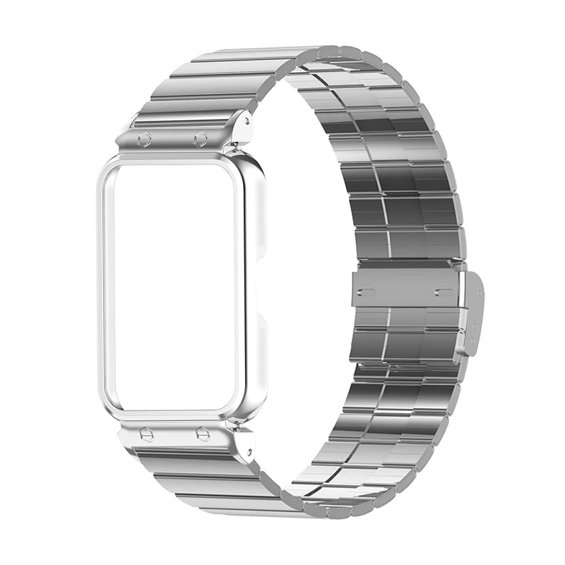 Metal Strap Case Protector For Samsung Galaxy Fit 3 Watchband For samsung galaxy fit 3 Wristband Cover For Galaxy Fit3 Bracelet