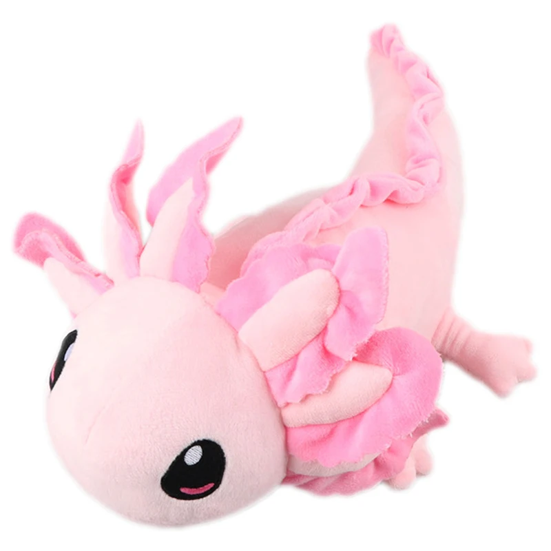 40/70cm Kawaii Axolotl Plush Toy Soft Stuffed Plushie Doll Cartoon Character Toys Kids Baby Chlidren Christmas Gift