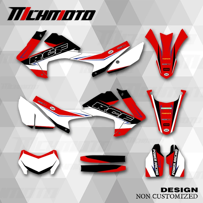 

MCHMFG New Style Graphics Decals Stickers Kit For HONDA 2012 2013 2014 2015 2016 CRF 250L 2017 2018 2019 2020 CRF250L